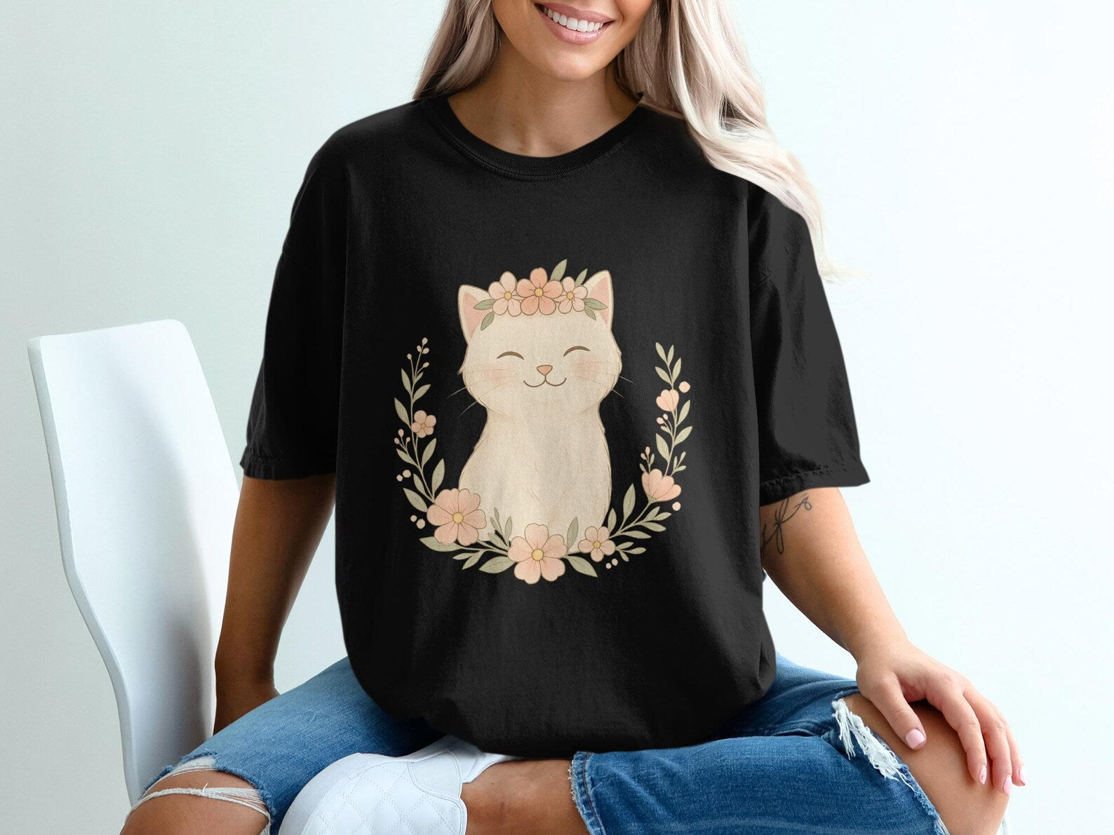 Tricou Oversized BUMBAC 100% Bloom 21